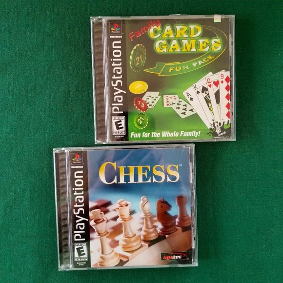 Family Card Games Fun Pack and Chess for Sony PlayStation - Picture 1 of 6